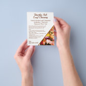 リーフクリアリングクリーンアップ削除プロモーション チラシ (手)