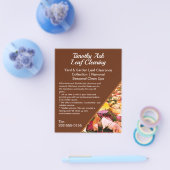 リーフクリアリングクリーンアップ削除プロモーション チラシ (シングル)