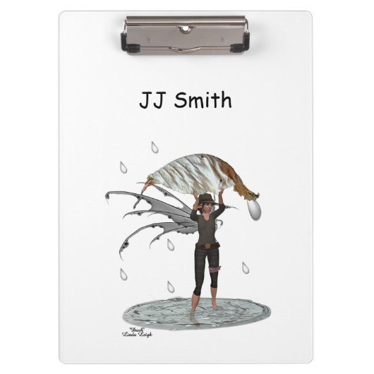 リーフクリップボード付きボーイレインフェアリー クリップボード (正面)