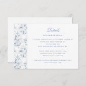 リーフクレストとボウ詳細 サンキューカード (正面/裏面)