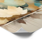 リーフクローズアップレートカランティカル自然シーズン ポスター (角)