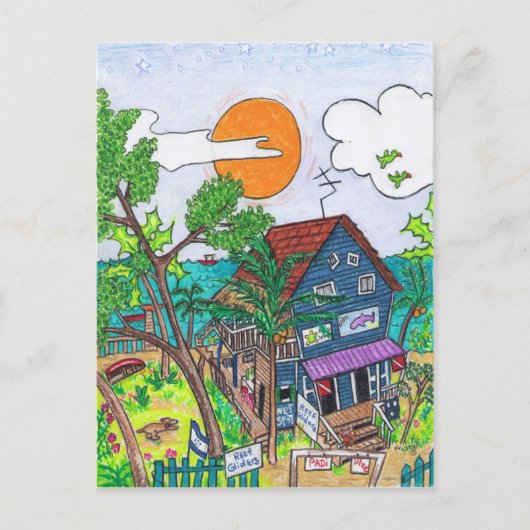 リーフグライダー葉書 ポストカード (正面)