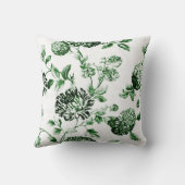 リーフグリーン植物性フローラトイルNo.2 クッション (裏面)