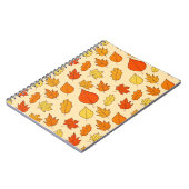 リーフコンセプトパターン。葉の秋と秋のシンボル ノートブック (左側)