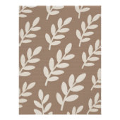 リーフシルエットパターン – Zen ミニマル Wall Art ポスター (正面)