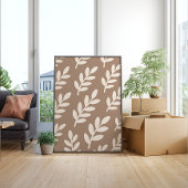 リーフシルエットパターン – Zen ミニマル Wall Art ポスター