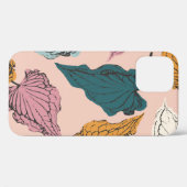 リーフスケルトンのシームレスなパターン、バックグラウンド(cal) Case-Mate iPhoneケース (裏面 (横))