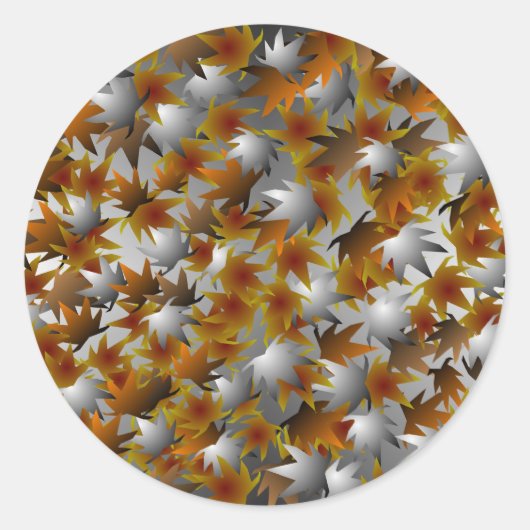 リーフステッカー ラウンドシール (正面)