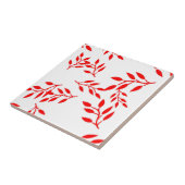 リーフセパターン(の模様が)あるラミックタイル タイル (側面)