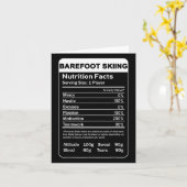 リーフットスキーの栄養事実 カード (黄色い花)