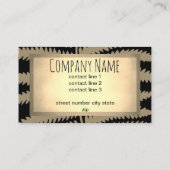 リーフデザインカスタム名刺の両面 名刺 (裏面)