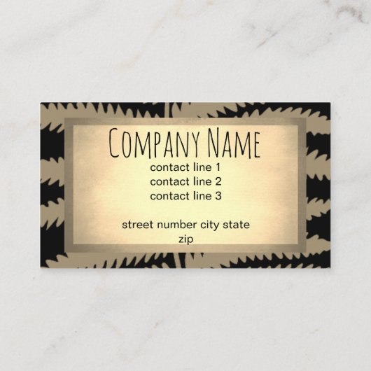 リーフデザインカスタム名刺の両面 名刺 (裏面)