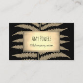 リーフデザインカスタム名刺の両面 名刺 (正面)