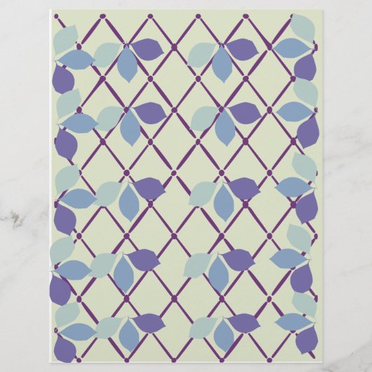 リーフデザインスクラップブック紙 (正面)