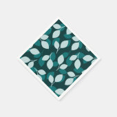 リーフデザインプリント紙ナプキン スタンダードカクテルナプキン (角)