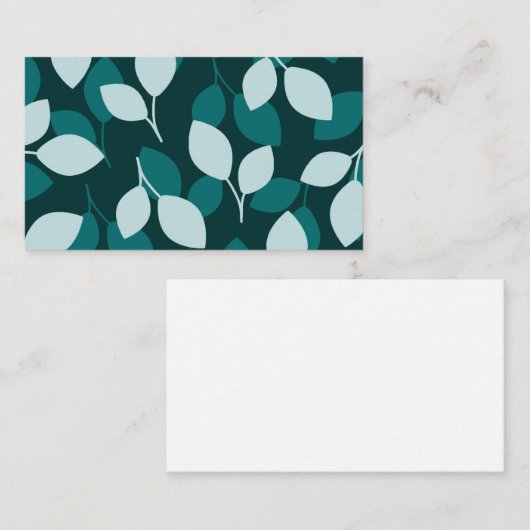 リーフデザイン名刺 名刺 (正面/裏面)