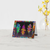 リーフトリオノテカード カード (黄色い花)