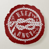 リーフノットライトハウス ラウンドクッション (正面)