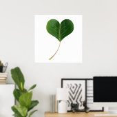 リーフハート ポスター (ホームオフィス)