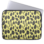リーフパターンラップトップスリーブ ラップトップスリーブ (正面)