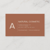 リーフパターンロゴ名刺 名刺 (正面)