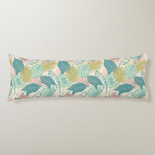 リーフパターン体枕 ボディピロー (正面)