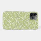 リーフパターン印刷グリーン電話ケース Case-Mate iPhoneケース (裏面(横))