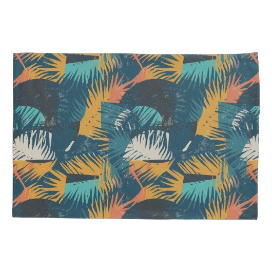 リーフパターン枕 枕カバー (裏面)