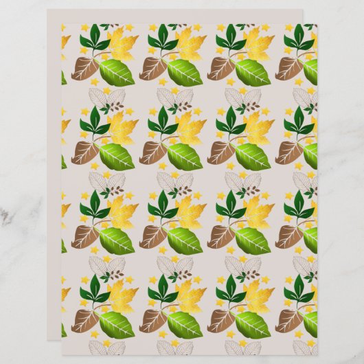 リーフパターン (正面/裏面)