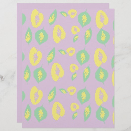 リーフパターン1 (正面/裏面)