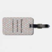 リーフパターン2 ラゲッジタグ (裏面横)