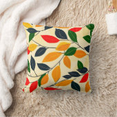 リーフパターン クッション (ブランケット)