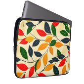 リーフパターン ラップトップスリーブ (正面右)