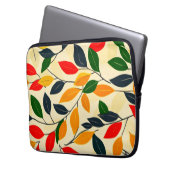 リーフパターン ラップトップスリーブ (正面左)