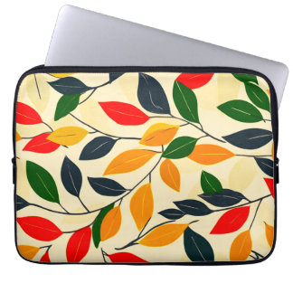 リーフパターン ラップトップスリーブ