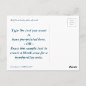 リーフフィッシュ ポストカード (裏面)