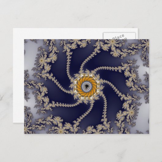 リーフフラクタル – フラクタルポストカード ポストカード (正面/裏面)