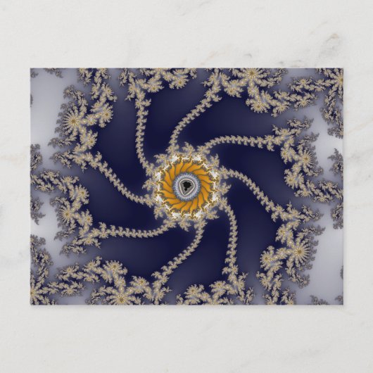 リーフフラクタル – フラクタルポストカード ポストカード (正面)