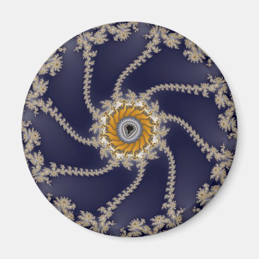 リーフフラクタル – フラクタルマグネット マグネット (正面)