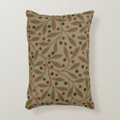 リーフベリクラシックーカラフルパタかわいらしーンアート アクセントクッション (正面(垂直))