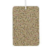 リーフベリクラシックーカラフルパタかわいらしーンアート カーエアーフレッシュナー (正面)