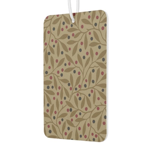 リーフベリクラシックーカラフルパタかわいらしーンアート カーエアーフレッシュナー (左)