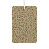 リーフベリクラシックーカラフルパタかわいらしーンアート カーエアーフレッシュナー (裏面)