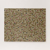 リーフベリクラシックーカラフルパタかわいらしーンアート ジグソーパズル (横)