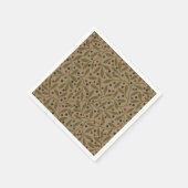 リーフベリクラシックーカラフルパタかわいらしーンアート スタンダードカクテルナプキン (角)