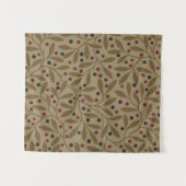 リーフベリクラシックーカラフルパタかわいらしーンアート タペストリー (正面(横))