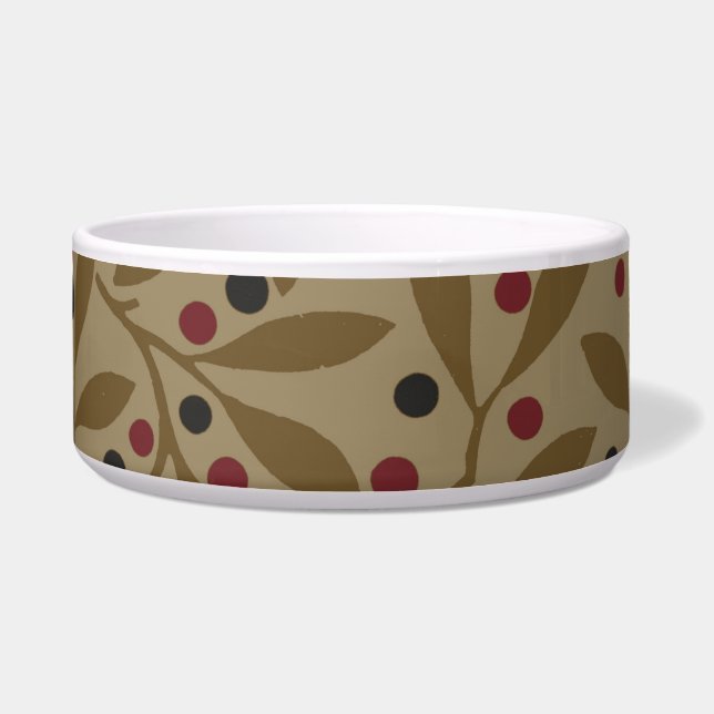 リーフベリクラシックーカラフルパタかわいらしーンアート ボウル (正面)