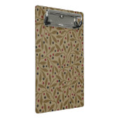 リーフベリクラシックーカラフルパタかわいらしーンアート ミニクリップボード (アングル)