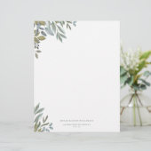 リーフミニマルウォーター色セージ緑と葉 (スタンド正面)