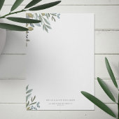 リーフミニマルウォーター色セージ緑と葉